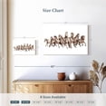 thumbnail image 4 of Elephant Stock 8 Horses Wall Art - Horizontal Canvas Wall Art - Living Room Wall Decor - Animal Canvas - White And Gray Decor - 12" x 8", 4 of 8