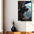 thumbnail image 4 of Cute Space Suit Dog Art Print, Scottish Terrier Dog Poster Decorative Painting, Astronaut Space Dog Canvas Wall Art Living Room Posters Bedroom Painting, 4 of 6