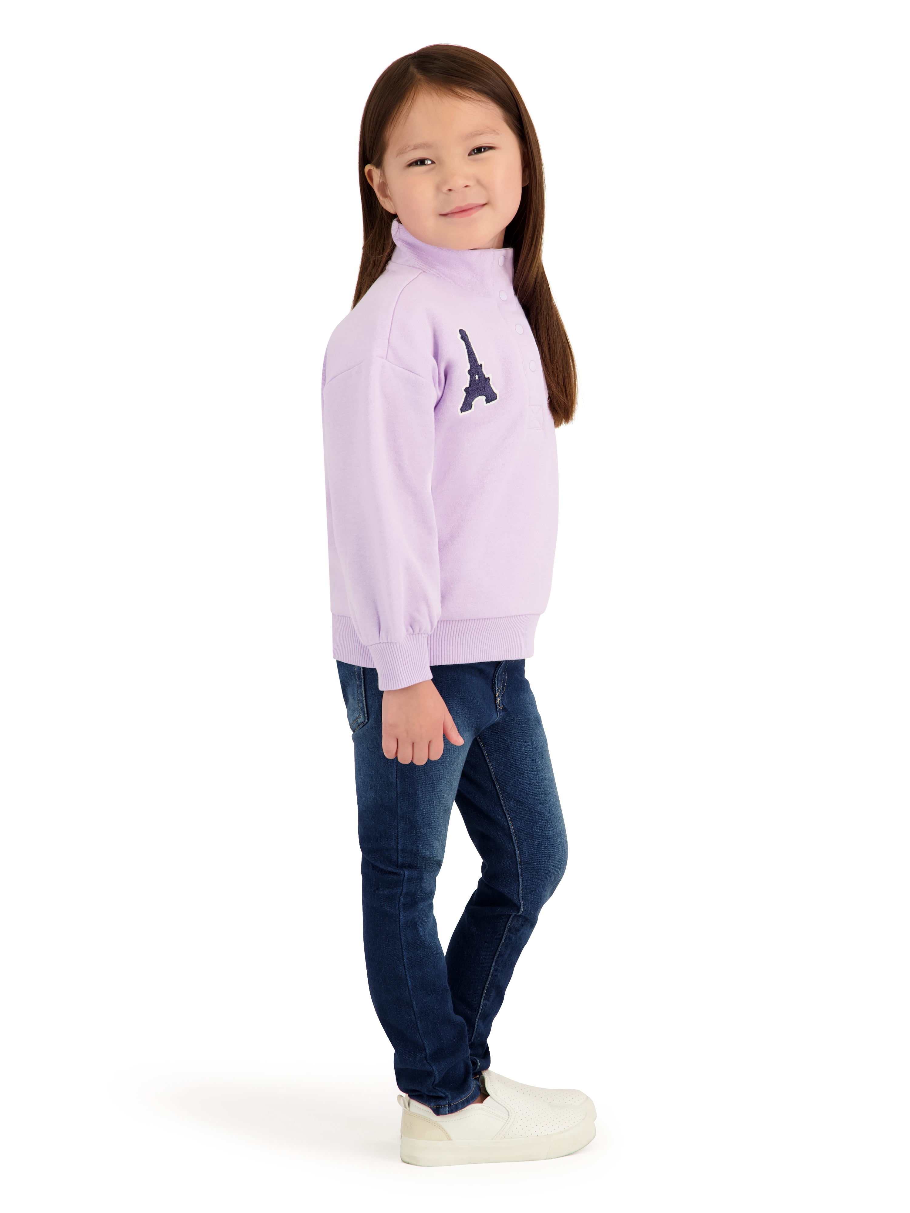 The Aristocats Toddler Girl Quarter Snap Pullover, Sizes 12 Months-5T