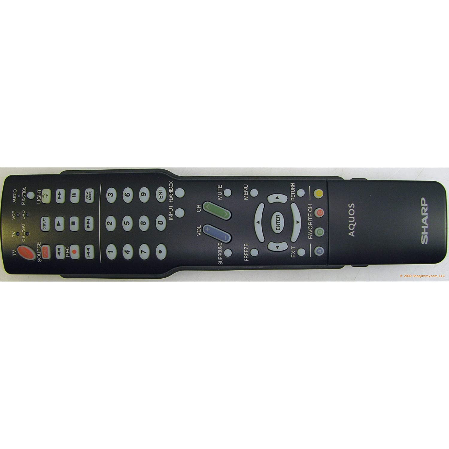 Sharp RRMCGA416WJSB Remote Control