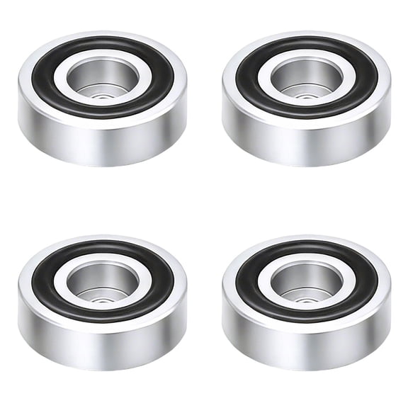 4-Pack Non-Slip Cutting Board Feet, Brass/Stainless Steel/Rubber Stabilizer Pads with Screws, Anti-Scratch & Elevated Support for Wooden & Plastic Boards, Multiple Colors