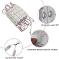 thumbnail image 3 of Módulo LED AOOYUANKE, 20 unidades, 3 LED, 9,8 pies, blanco IP65, 3 of 7