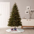 thumbnail image 4 of Lsque Sml Jeffy Print Christmas Tree Skirt with Ties and Velcro,Xmas Holiday Decorations, Adjustable Tree Skirt-36", 4 of 6
