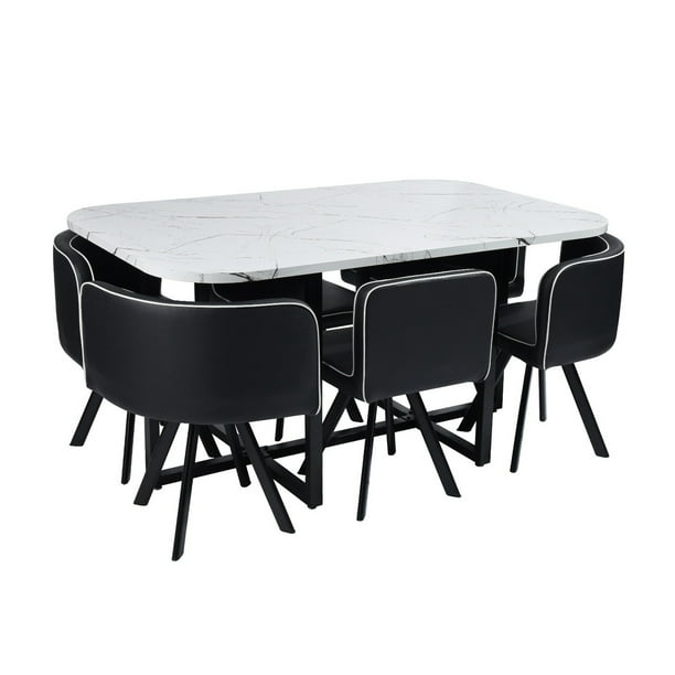Rectangle Dining Sets Table Set, Black Rectangle Dining Table