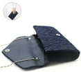 thumbnail image 2 of Gealach Women's Elegant Evening Clutch, Lace Handbag, Formal Purse, 22*5*13cm, Dark Blue, 2 of 8