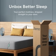 Siena 10” Queen Gel Memory Foam Mattress - Medium Firm - 180 Night Trial - Premium Pressure-Relieving Layers - CertiPUR-US® Certified , White