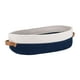 thumbnail image 3 of Cesta tejida de cuerda de algodón, organizador de baño, contenedor de artículos diversos, decorativa Azul y blanco, 3 of 9