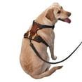thumbnail image 2 of Vsdgher Magma Fire Black Dragon Pattern Dog Harness,No Pull Pet Harness with Soft Padded Handle,Adjustable Reflective Vest with 2 Buckles,4 Slide Buckles,S-XL Large, 2 of 5