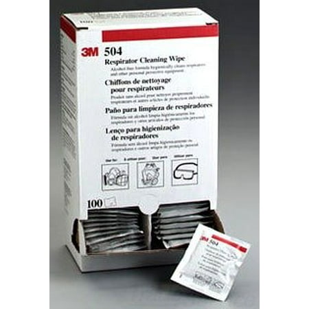 Ship Package - 3M 504 Respirator Cleaning Wipe - Package Qty 5