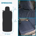 thumbnail image 5 of BDK UltraFit Car Seat Towel Cover, 2 Pack Waterproof Sweat Protector, Ideal for Gym, Swimming, Surfing & Running, Universal Fit for Auto Truck, Van and SUV, 5 of 7