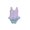 Malibu Mermaid, variant on UPF 50+ Stella Infant Ruffle Swimsuit (Recycled)