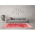 thumbnail image 3 of Ahgly Company Machine Washable Indoor Rectangle Oriental Red Traditional Area Rugs, 6' x 9', 3 of 4