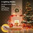 thumbnail image 2 of 12 luces LED de hadas a pilas [3 modos] Mini luces centelleantes de alambre para decoración de mesa, centro de mesa, Navidad, bodas y fiestas., 2 of 7