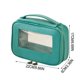 thumbnail image 3 of Neceser organizador de artículos de aseo con ventana | Estuche de maquillaje transparente con protección impermeable | Neceser portátil para viajes, baño y uso diario, 3 of 6