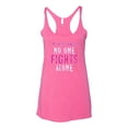 thumbnail image 2 of In This Family No One Awareness Tri-Blend Racerback Tank Top, Vintage Pink, X-Large, 2 of 3