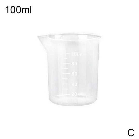 Transparent Food Grade Pp Plastic Measuring Cup with Clear Scale and Non-Drip Spout for Cooking and Baking