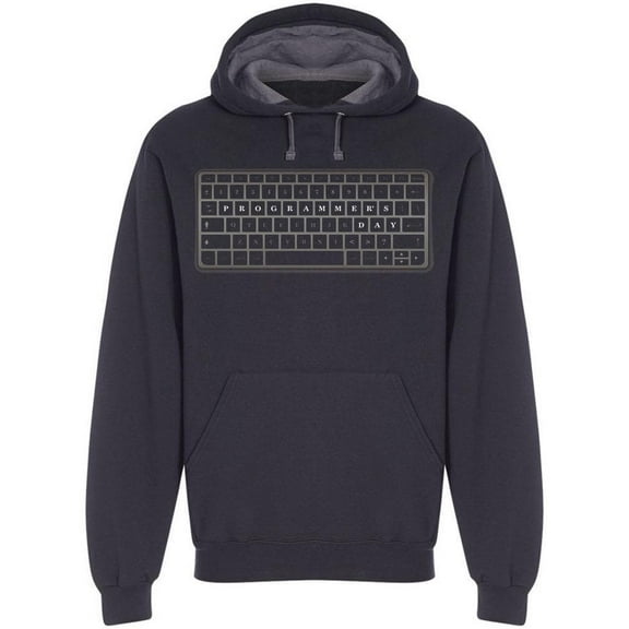 Keyboard, Programmers Day Hoodie Men -Image by Shutterstock, Male XX-Large
