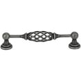 thumbnail image 5 of Jeffrey Alexander 749-128B Tuscany 5" Center To Center Birdcage Cabinet Pull - Brass, 5 of 7