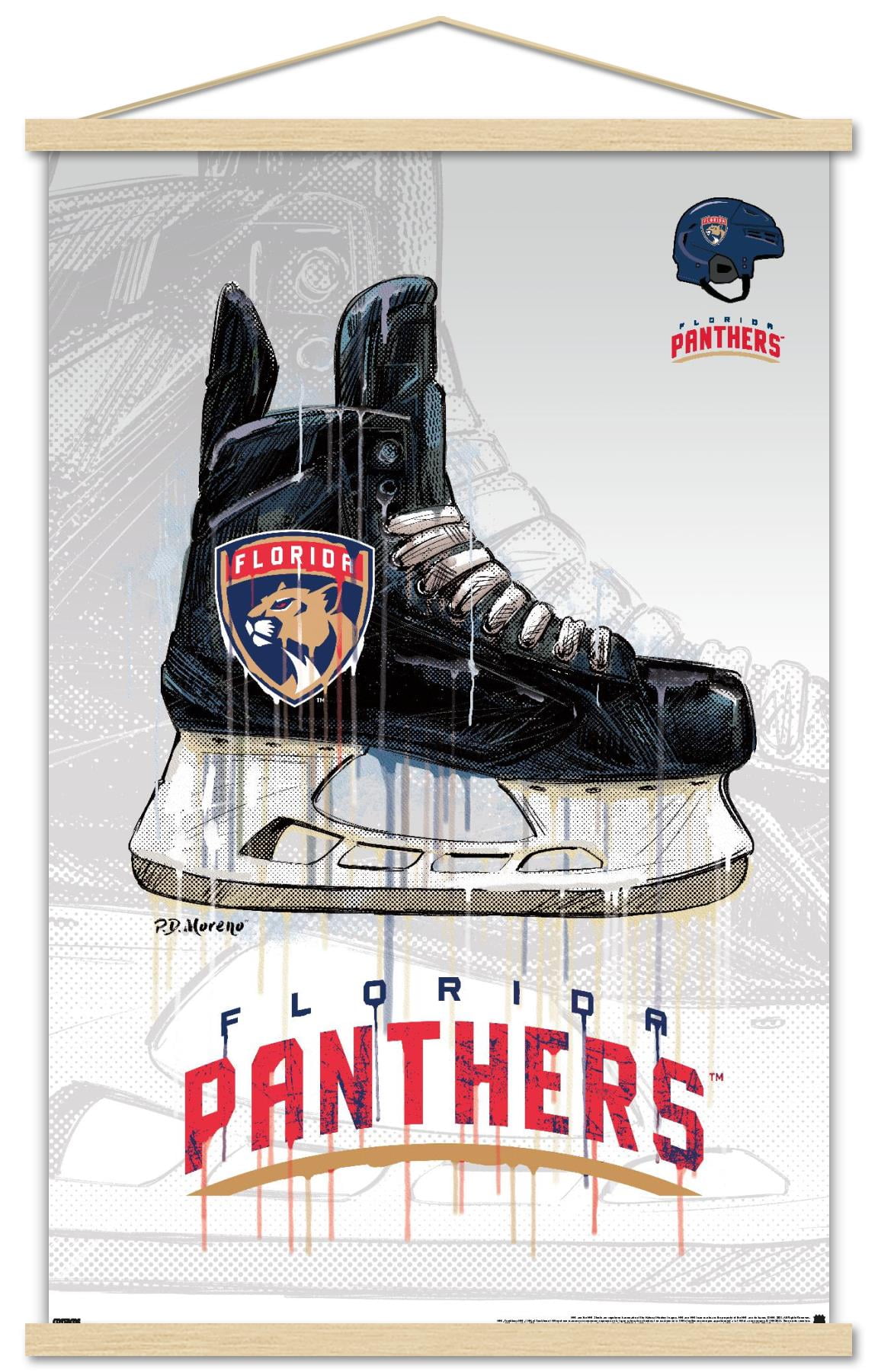 Hockey Red Florida Panthers Poster