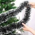 thumbnail image 4 of Guirnalda de cintas de oropel navideñas de 60/2 m, cinta de caña verde, colgante para árbol de Navidad, guirnalda DIY, adorno para fiesta en casa o Año Nuevo, 4 of 5