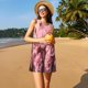 thumbnail image 3 of Fotbe Delicate Pink Carnations Vestido de Verano sin Mangas para Mujer – Vestido Midi Línea A, Estilo Camiseta Floral, Vestido Playero Casual y Fluido, 3 of 7