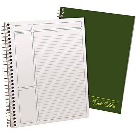Classic Planner - (2 Pack) Ampad Gold Fibre Classic Project Planner, White