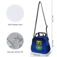 thumbnail image 2 of Geometry Dash Lunch Bag, Insulated Lunch Box Large Capacity Reusable Insulated Cooler Lunch Totes Bag for Work Office School Camping Travel Picnic, 2 of 7