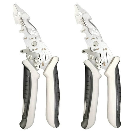 2X Multipurpose Wire Stripper,Heavy Duty Electrical Wire Stripping Tool, Wire Strippers and Crimping Tool