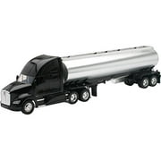New-Ray 12223D 1: 32 Long Haul Trucker - Kenworth T700 Oil Tanker (/Chrome), Black