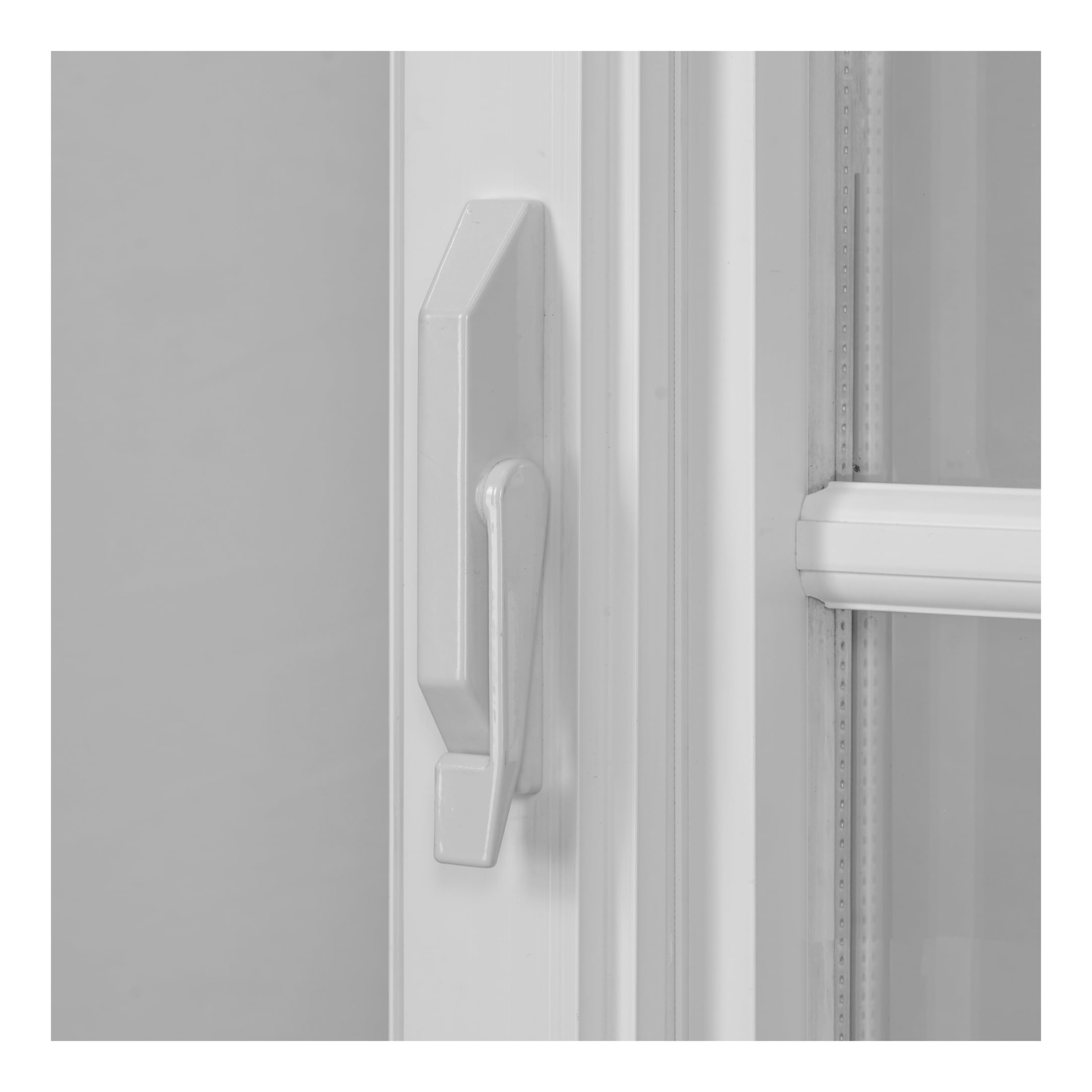 24 in. x 48 in. White Vinyl Double-Pane Insulated Right-Hand Casement Window with SDL Grids and Screen