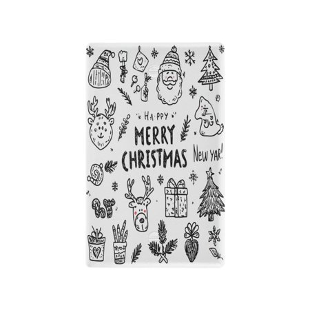 IAUYY Retardant PC Material Unused Outlet Cover Switch Plate Covers Easy DIY Installation with Screws Light Switch Cover Plate Santa Claus and Reindeer Pattern