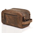 thumbnail image 1 of Funda de viaje LEATHER VILLAGE Premium Leather Brown, 1 of 9