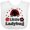 AA-White, variant on Inktastic Little Ladybug with Flowers Boys or Girls Baby Bib