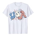 thumbnail image 4 of WUANDIXFA Summer Tops 250 Years American Flag Shirt for Women 250th Anniversary USA T Shirt Independence Day Shirts Tops White,2XL, 4 of 6