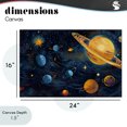 thumbnail image 4 of Stupell Industries Eclectic Two Suns Galaxy Scene Canvas Art, 24 x 16, by Creative Studio, 4 of 8