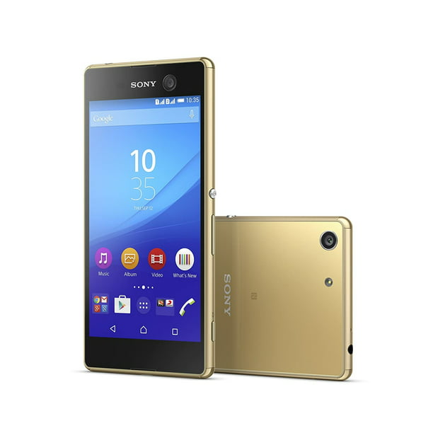 wenselijk sessie Spookachtig Sony Xperia M5 E5606 16GB GSM Unlocked Android SmartPhone - Gold -  Walmart.com