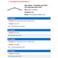 thumbnail image 2 of Wiper Blade - Compatible with 2007 - 2015 Mercedes-Benz S550 2008 2009 2010 2011 2012 2013 2014, 2 of 2
