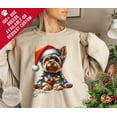 thumbnail image 1 of Custom Yorkshire Terrier Yorkie Dog Christmas Sweatshirt, Personalized Christmas Gift For - As Picture - 2XL, 1 of 2