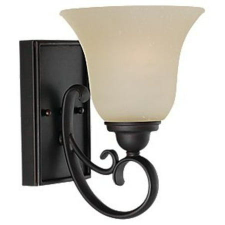 Sea Gull Lighting Bronze Ceiling Sconce - Sea Gull Lighting 41120 Del Prato 1-Light Reversible Wall Sconce