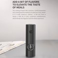 thumbnail image 3 of Gravity Electric Salt  Pepper Grinder  Large Capacity  Battry Power  Adjustable Coarseness  Dust Lid  LED Light, 3 of 12