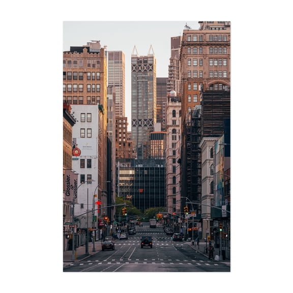 Lafayette Street, Soho - Manhattan New York Photography Cityscape Architecture Street Photography Skyline Travel Poster Vintage Unframed Wall Art Print 20 x 28 inches