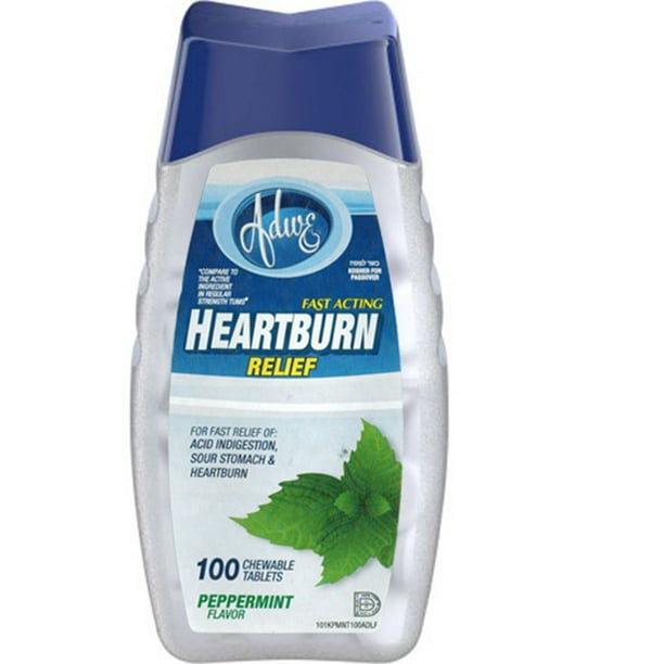 Adwe Kosher Fast Acting Calcium/Heartburn Relief to the active ingredient in Regular