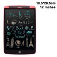 thumbnail image 1 of 12 inches Tableta de escritura Lcd, almohadillas electrónicas de dibujo para escribir, tablero para garabatear, regalos para niños, notas de oficina, pizarra blanca para el hogar, 10/12 pulgadas, 1 of 5