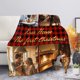 thumbnail image 3 of Ireezec Custom Photo Blanket Personalized Fleece Throw with Pictures for Family Christmas Gifts Warm Soft Bedding Decor for Couples Adults Home Use, 3 of 9