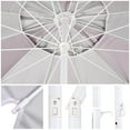 thumbnail image 4 of Yescom Parasol de Plage Arc-en-Ciel 7 Pieds avec Ancre de Sable Inclinable UV Extérieur, 4 of 9