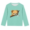 thumbnail image 6 of WRKEKC Girls Long Sleeve T-Shirts, Boys Long Sleeve Shirts, Boys' and Girls' Long Sleeve Bear Print Cute Crew Neck Casual Tops, 6 of 6