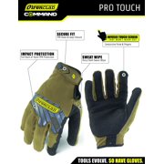 Ironclad Command Touch Screen Pro Work Gloves; Brown