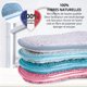 thumbnail image 2 of Almohadilla de esponja duradera para fregar, esponja reutilizable de microfibra sin arañazos y exfoliante resistente para platos y ollas de limpieza de cocina, paquete de 8, 2 of 5