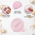 thumbnail image 5 of 10Pcs Powder Puff,Cosmetic Powder Face Makeup Puffs Pads with Ribbon for Loose and Foundation Round Dry Puff Suitable for Eyeshadow Blush Concealer and etc(Pink), 5 of 6