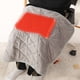 thumbnail image 3 of Soft and Warm Yellow Electric Blanket USB Fast Heating Lap Blanket with Pocket, 3 of 8